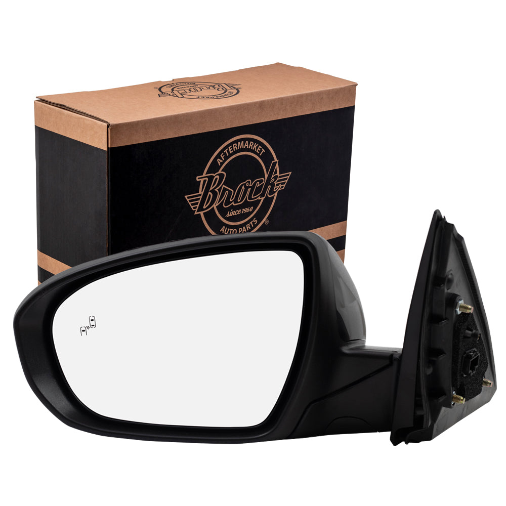 Power Mirror for 2014-2015 Optima USA Built Blind Spot Detection Turn Signal Indicator Heated Power Fold 876104C540 Left KI1320206