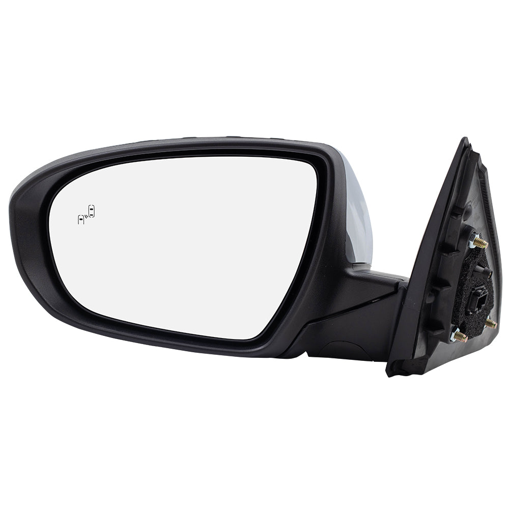 Power Mirror for 2014-2015 Optima USA Built Blind Spot Detection Turn Signal Indicator Heated Power Fold 876104C550 Left