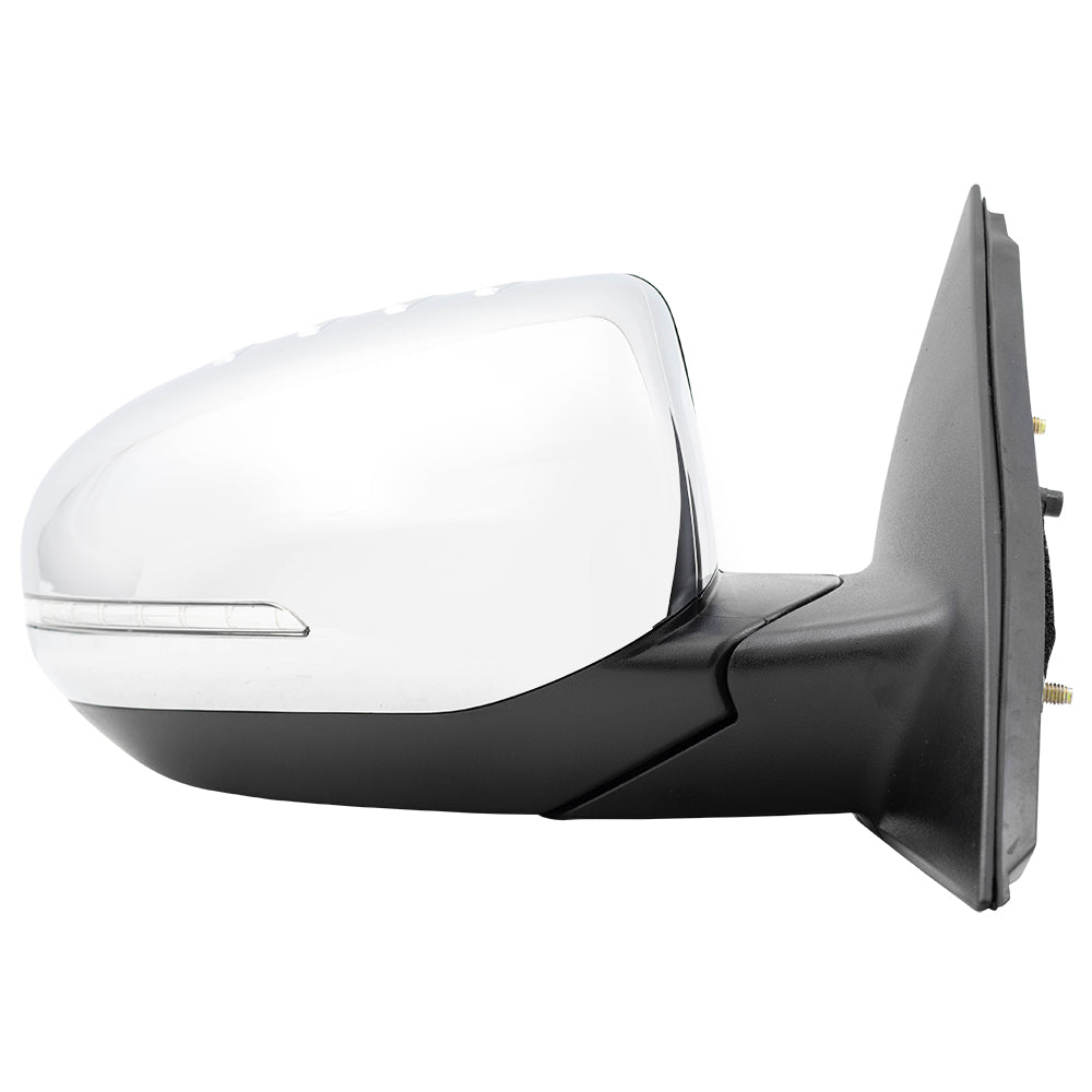 Power Mirror for 2014-2015 Optima USA Built Blind Spot Detection Turn Signal Indicator Heated Power Fold 876104C550 Set