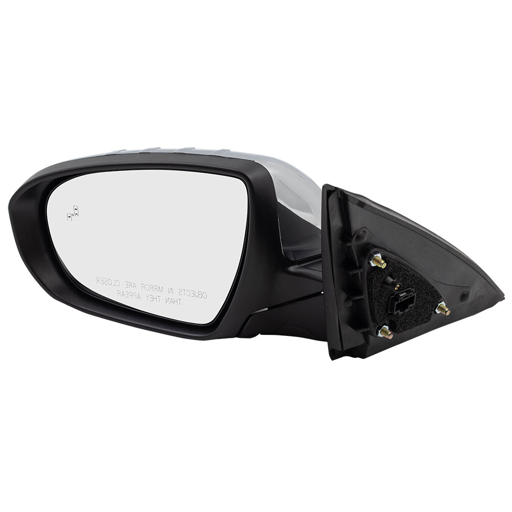 Power Mirror for 2014-2015 Optima USA Built Blind Spot Detection Turn Signal Indicator Heated Power Fold 876104C550 Left