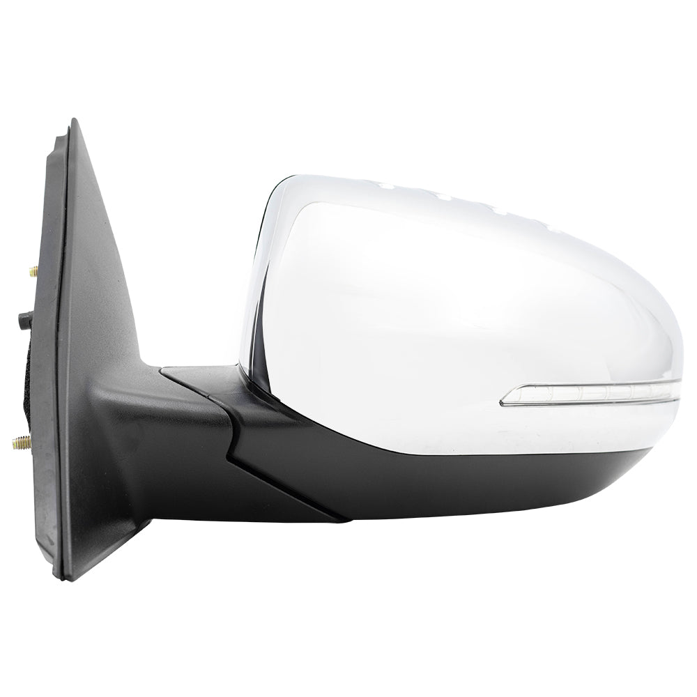 Power Mirror for 2014-2015 Optima USA Built Blind Spot Detection Turn Signal Indicator Heated Power Fold 876104C550 Left