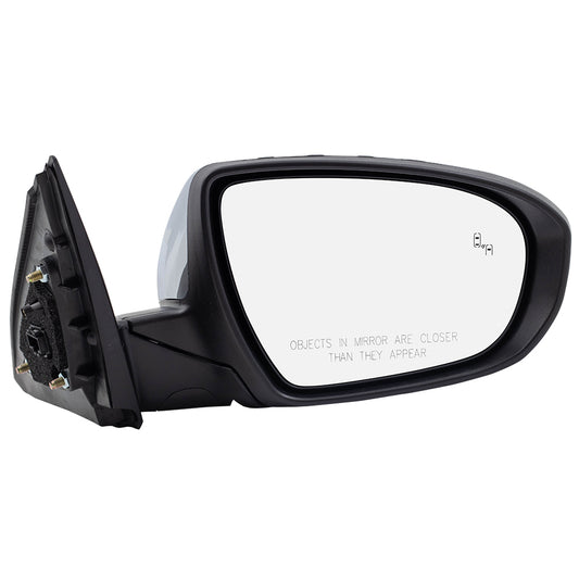 Power Mirror for 2014-2015 Optima USA Built Blind Spot Detection Turn Signal Indicator Heated Power Fold 876204C550 Right