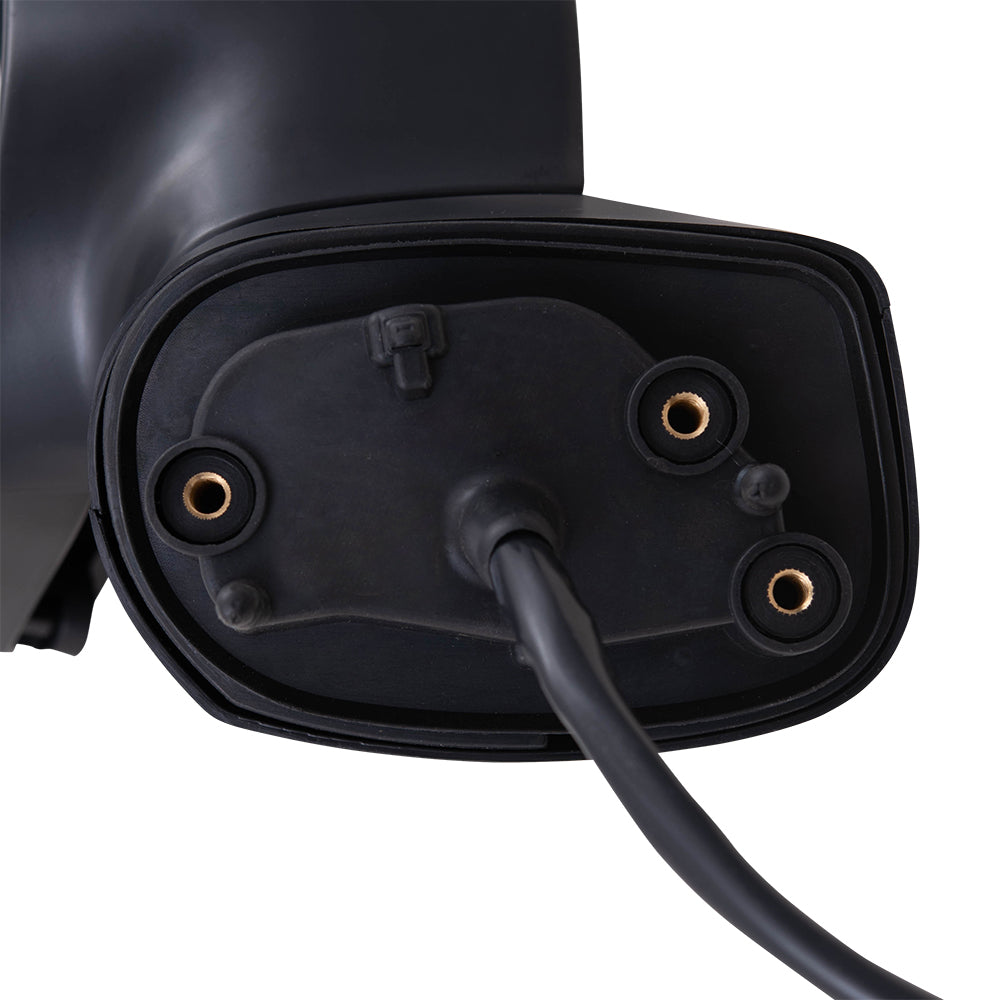 Brock Replacement Driver Power Side Mirror Heated with Ready-to-Paint and Textured Black Covers Compatible with 2017-2020 Impreza