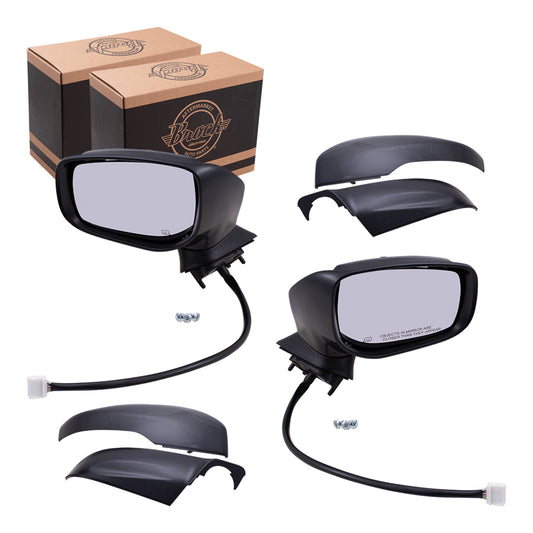 Power Mirror for 2017-2023 Impreza Turn Signal Indicator Heated 91036FL06B Set SU1320156