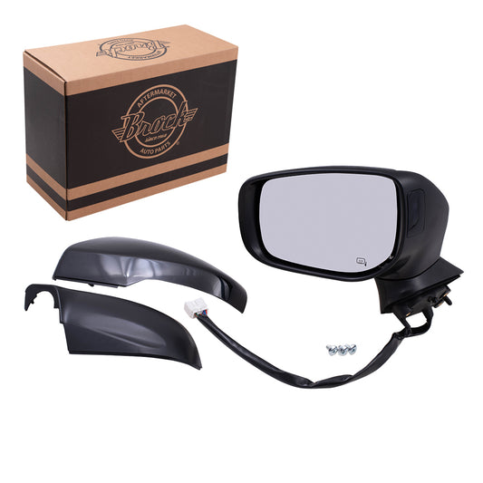 Power Mirror for 2017-2023 Impreza Blind Spot Detection Turn Signal Indicator Heated 91036FL08B Left SU1320158
