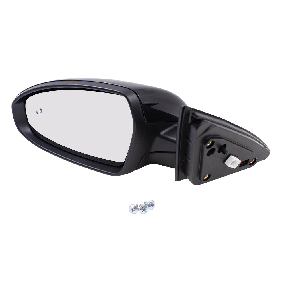 Power Mirror for 2019-2020 Forte EX/GT-Line Blind Spot Detection Turn Signal Indicator Heated 87610M7070 Left KI1320225