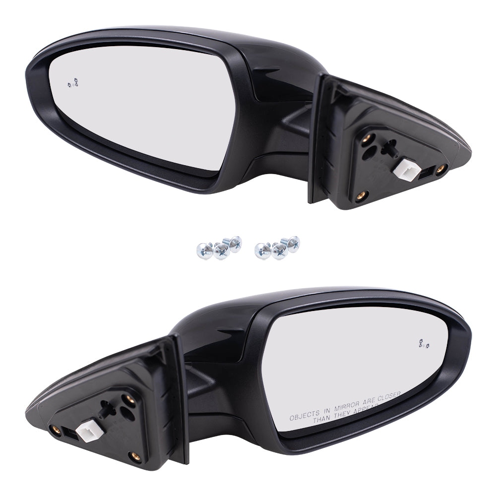 Power Mirror for 2019-2020 Forte EX/GT-Line Blind Spot Detection Turn Signal Indicator Heated 87610M7070 Set KI1320225