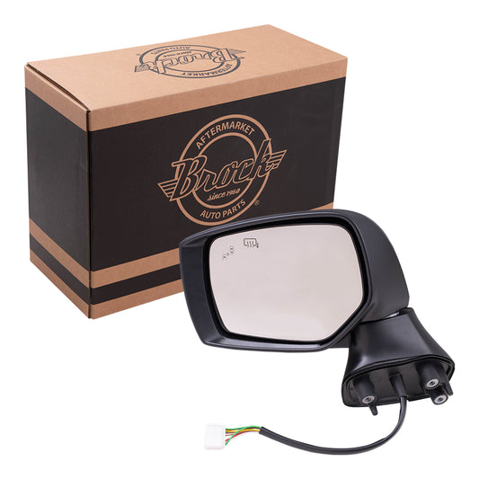 Power Mirror for 2015-2017 Outback Blind Spot Detection Turn Signal Indicator Heated for 2015-2017 Legacy 91036AL20B Left SU1320146