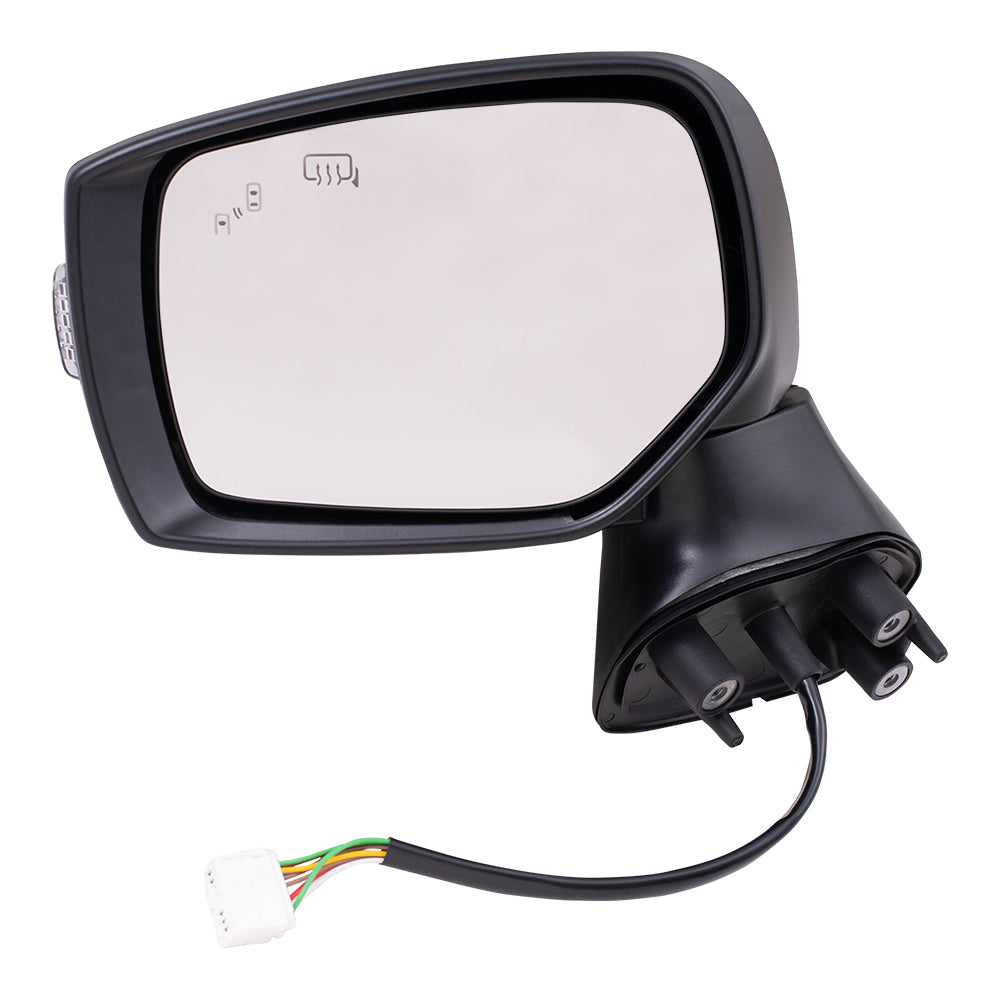 Power Mirror for 2015-2017 Outback Blind Spot Detection Turn Signal Indicator Heated for 2015-2017 Legacy 91036AL20B Left SU1320146
