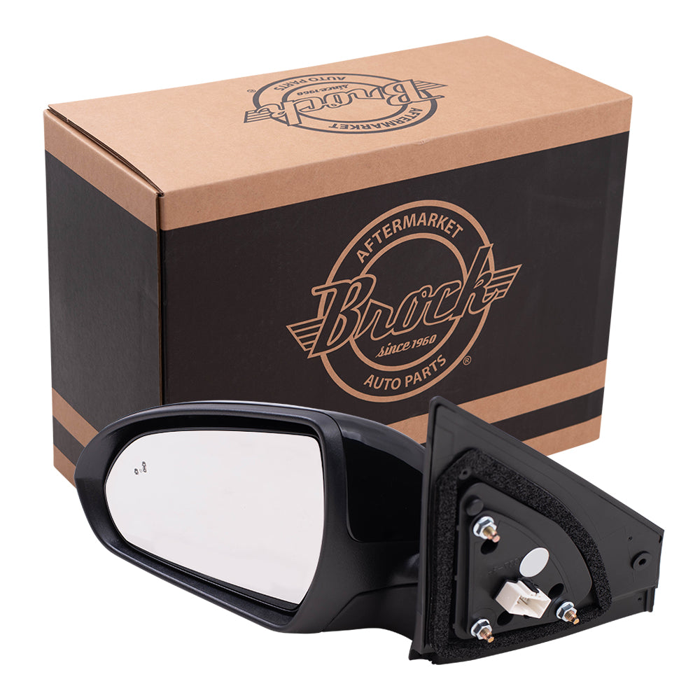 Power Mirror for 2017-2018 Elantra Korea Built Blind Spot Detection Turn Signal Indicator Memory Heated 87610F2300 Left HY1320255