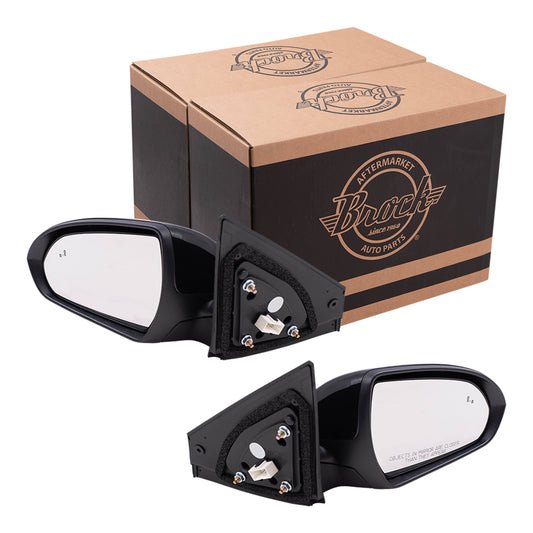 Power Mirror for 2017-2018 Elantra Korea Built Blind Spot Detection Turn Signal Indicator Memory Heated 87610F2300 Set HY1320255