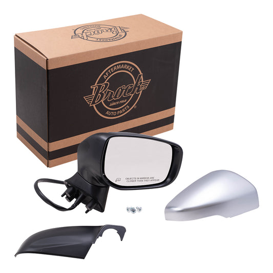 Power Mirror for 2018-2019 Legacy Paint To Match Black Base-Silver Cover 91036AL89A Right SU1321152