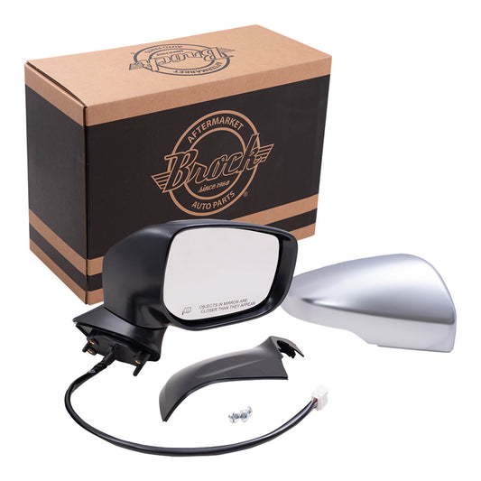 Power Mirror for 2017-2020 Impreza Paint To Match Black Base-Silver Cover 91036FL07A Right SU1321178