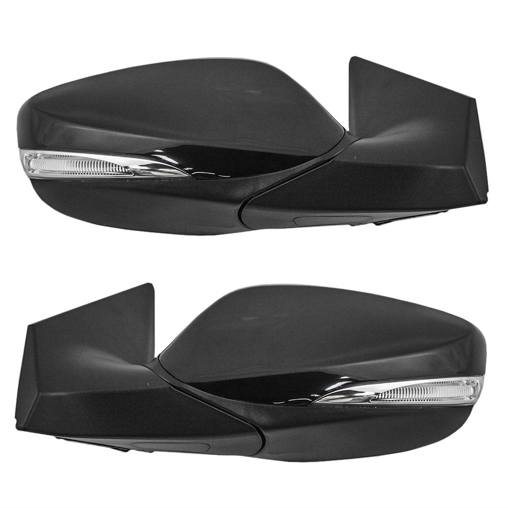Power Mirror for 2014-2016 Elantra Sedan Blind Spot Glass Korea Built Turn Signal Indicator Heated 876103X690 Set HY1320209