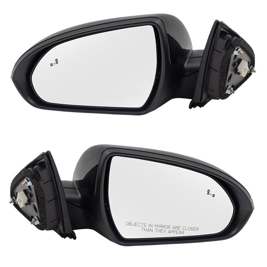 Power Mirror for 2018-2020 Elantra GT GT Blind Spot Detection Turn Signal Indicator Heated 87610G3250 Set HY1320249