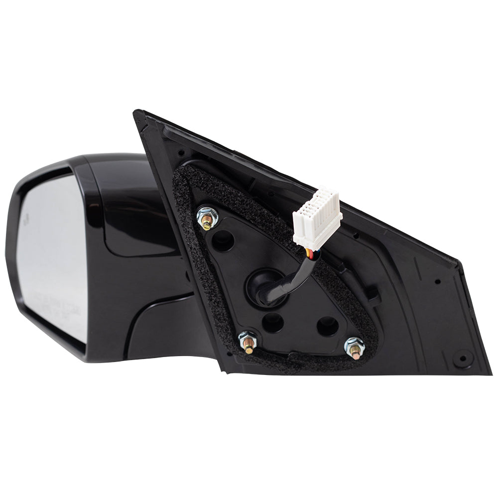 Power Mirror for 2015-2017 Sonata Paint To Match Black Cap & Gloss Black Base Blind Spot Detection Turn Signal Indicator Heated 87610C2060 Left HY1320228