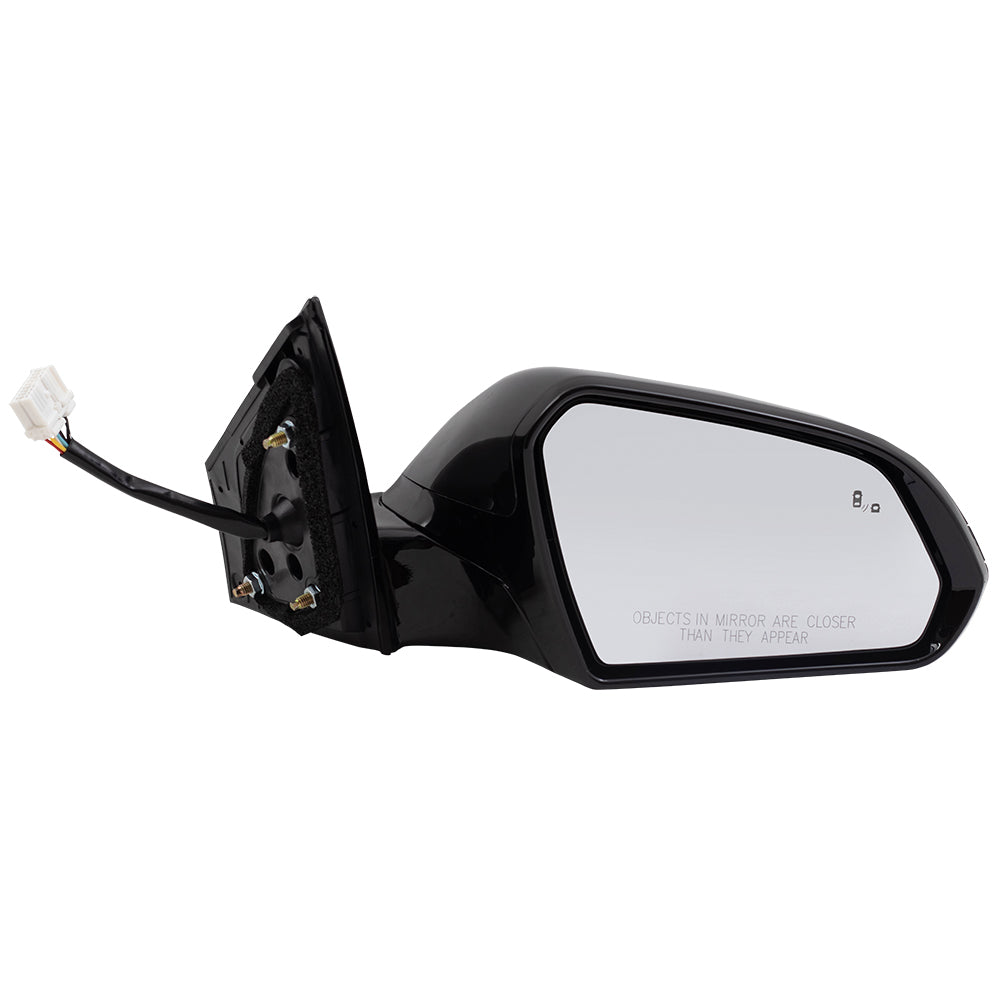 Power Mirror for 2015-2017 Sonata Paint To Match Black Cap & Gloss Black Base Blind Spot Detection Turn Signal Indicator Heated 87620C2060 Right HY1321228