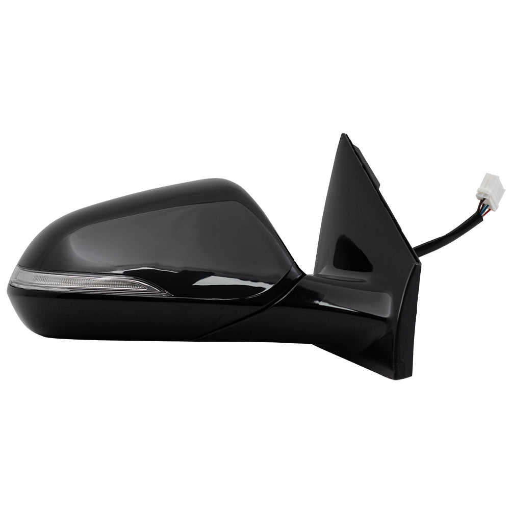 Power Mirror for 2015-2017 Sonata Paint To Match Black Cap & Gloss Black Base Blind Spot Detection Turn Signal Indicator Heated 87620C2060 Right HY1321228