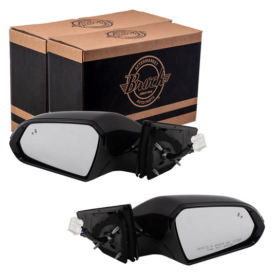 Power Mirror for 2018-2019 Sonata Blind Spot Detection Turn Signal Indicator Memory Heated 87610C2570 Set HY1320240