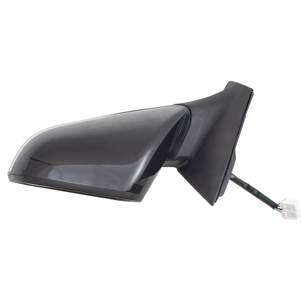 Power Mirror for 2015-2017 Sonata Paint To Match Black Cap & Textured Black Base Blind Spot Detection Turn Signal Indicator Heated 87610C2020 Left HY1320236