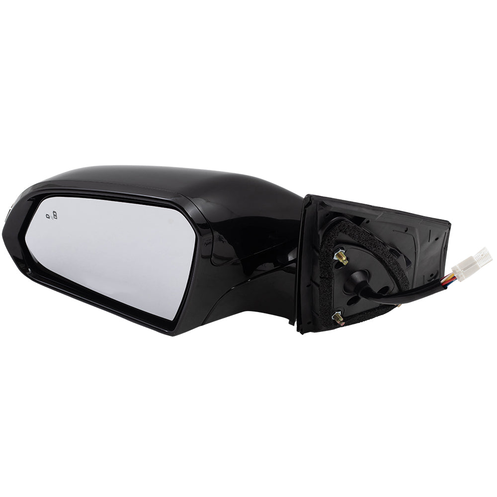 Power Mirror for 2015-2017 Sonata Paint To Match Black Cap & Gloss Black Base Blind Spot Detection Turn Signal Indicator Memory Heated 87610C2070 Left HY1320229