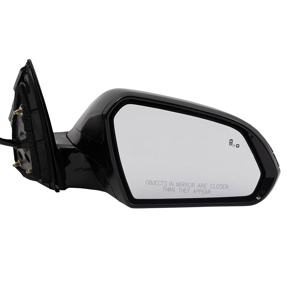Power Mirror for 2015-2017 Sonata Paint To Match Black Cap & Gloss Black Base Blind Spot Detection Turn Signal Indicator Memory Heated 87610C2070 Set HY1320229