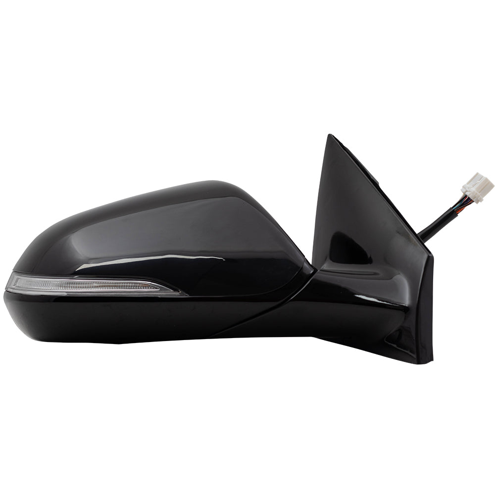 Power Mirror for 2015-2017 Sonata Paint To Match Black Cap & Gloss Black Base Blind Spot Detection Turn Signal Indicator Memory Heated 87610C2070 Set HY1320229