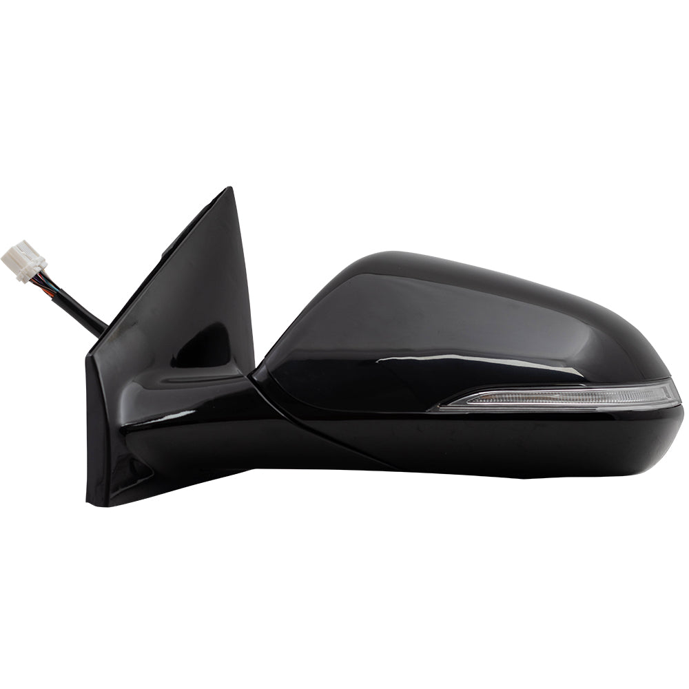 Power Mirror for 2015-2017 Sonata Paint To Match Black Cap & Gloss Black Base Blind Spot Detection Turn Signal Indicator Memory Heated 87610C2070 Left HY1320229