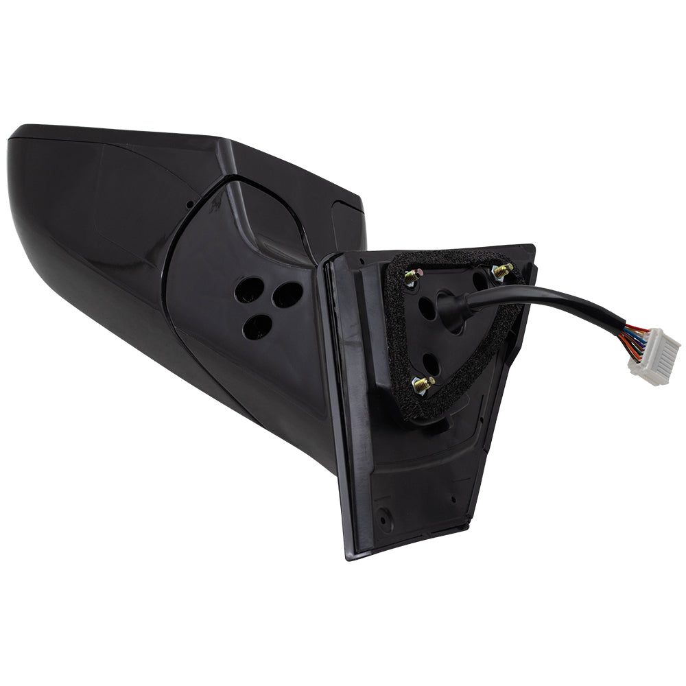 Power Mirror for 2015-2017 Sonata Paint To Match Black Cap & Gloss Black Base Blind Spot Detection Turn Signal Indicator Memory Heated 87610C2070 Left HY1320229