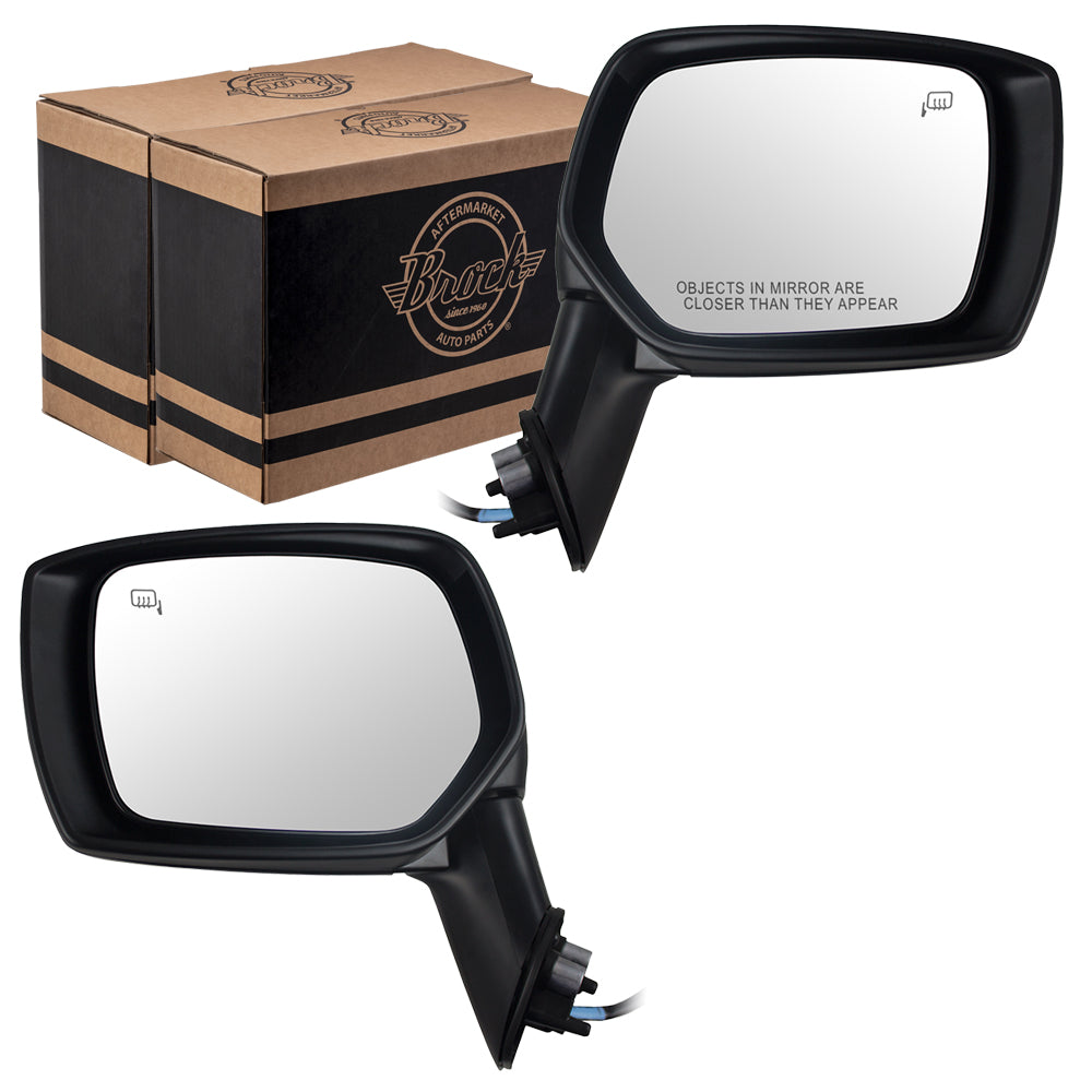 Power Mirror for 2015-2016 Impreza Heated for 2015 XV Crosstrek for 2015-2021 WRX for 2016-2017 Crosstrek 91036VA072 Set SU1320134