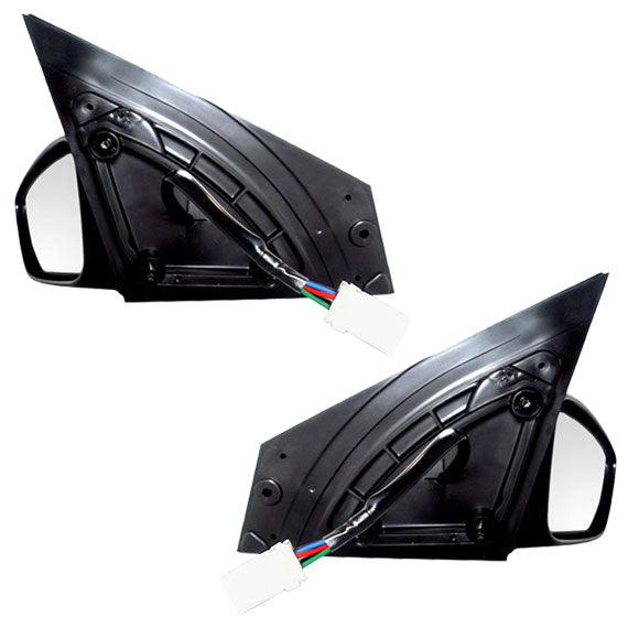 Brock Replacement Driver and Passenger Power Side View Mirrors Heated Compatible with 2011-2014 Sonata 87610-3Q010 87620-3Q010
