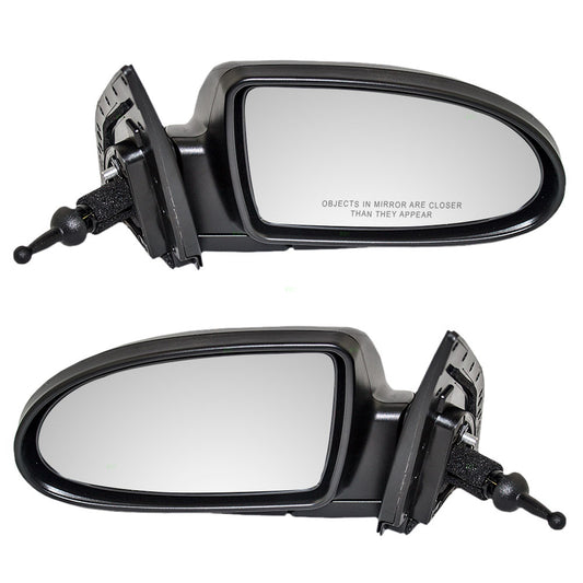 Manual Mirror for 2006-2009 Accent Sedan 876101E010 Set