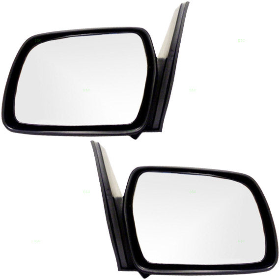 Brock Replacement Driver and Passenger Manual Side View Mirror Compatible with 89-98 Tracker Sidekick 2 Door SUV 8470265A015PK 8470165A015PK
