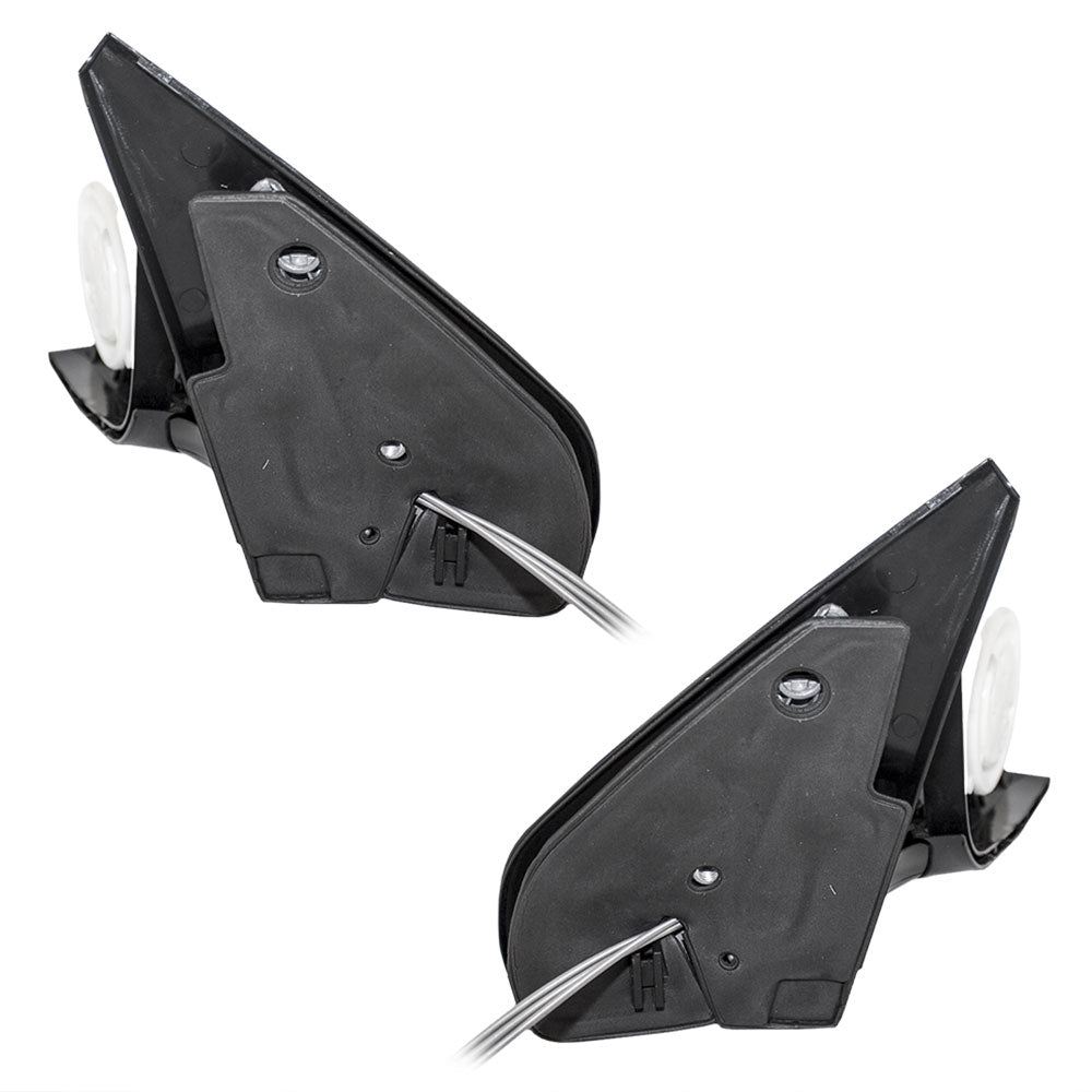 Manual Mirror for 1999-2006 Golf Blue Tinted Glass 1999-2005 Jetta 2007-2007 Rabbit 1J185750701C Set
