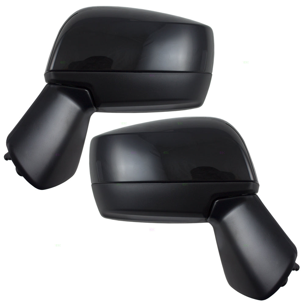 Brock Replacement Pair Set Power Side View Mirrors Compatible with Impreza XV / Crosstrek & Hybrid WRX 91059VA010 91054VA201