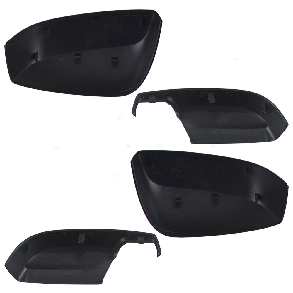Brock Replacement Pair Set Power Side View Mirrors Compatible with Impreza XV / Crosstrek & Hybrid WRX 91059VA010 91054VA201