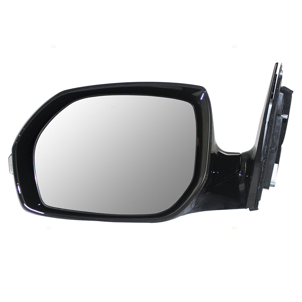 Brock Replacement Drivers Power Side View Mirror Heated w/ Signal Compatible with Santa Fe 87610-B8034 HY1320207