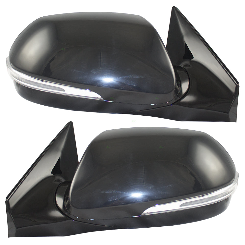 Power Mirror for 2013-2016 Santa Fe Turn Signal Indicator Heated for 2013-2016 Santa Fe Sport 87610B8034 Set HY1320207
