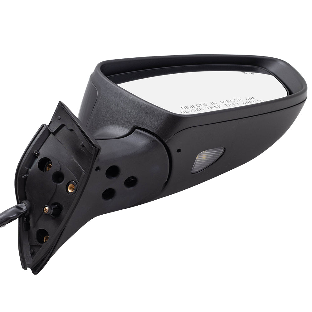 Brock Replacement Pair Side View Power Mirrors Compatible with 2017-2018 Forte Forte5 Power Folding Set Heated Signal Puddle Lamp Blind Spot Detection 87610B0040 87610B0040