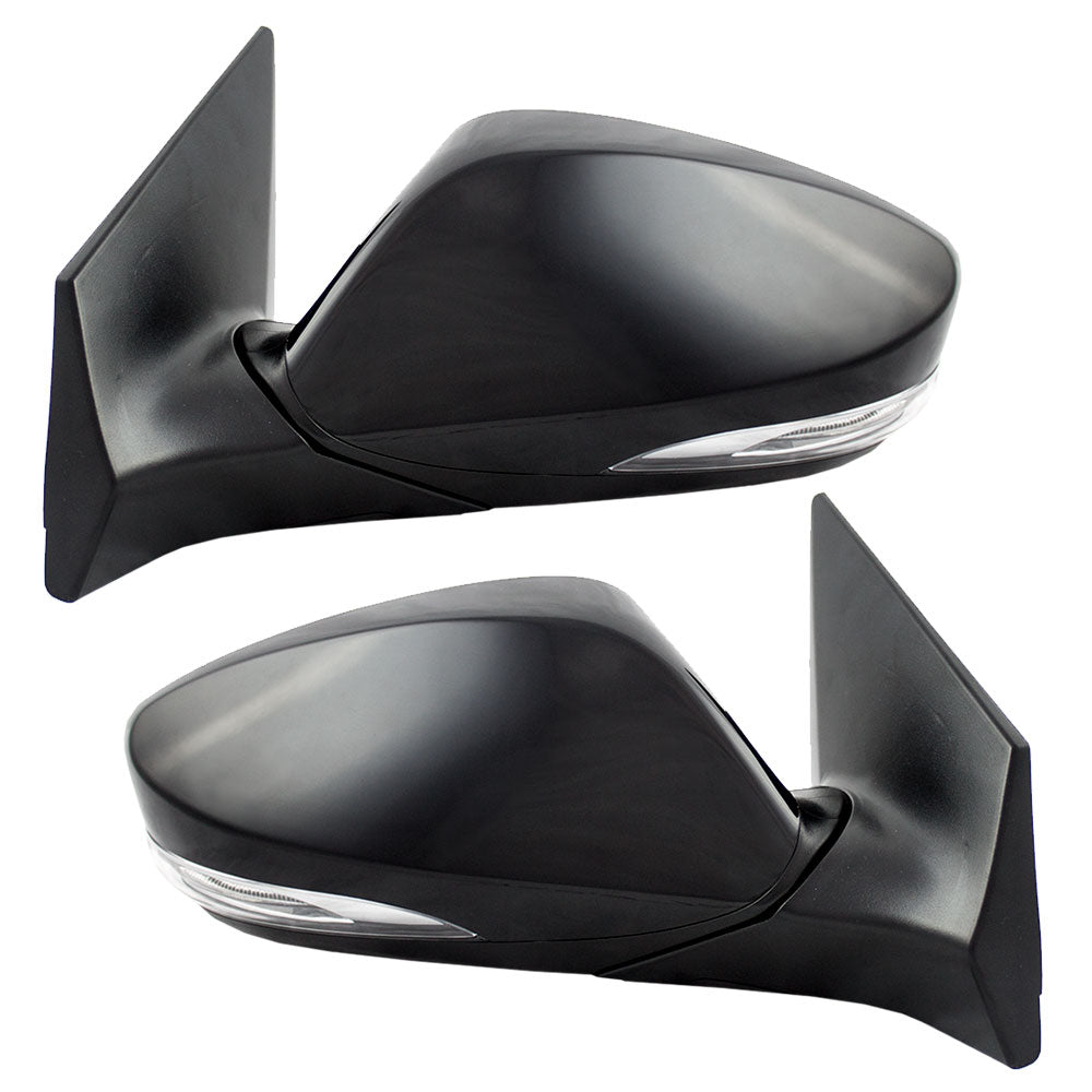 Power Mirror for 2011-2013 Elantra Sedan Turn Signal Indicator Heated 876103X150 Set HY1320178