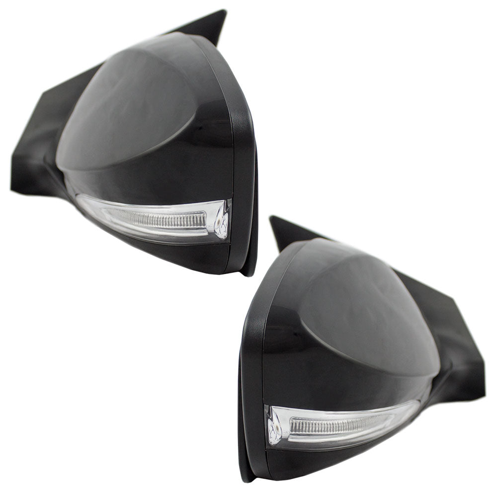 Power Mirror for 2011-2013 Elantra Sedan Turn Signal Indicator Heated 876103X150 Set HY1320178