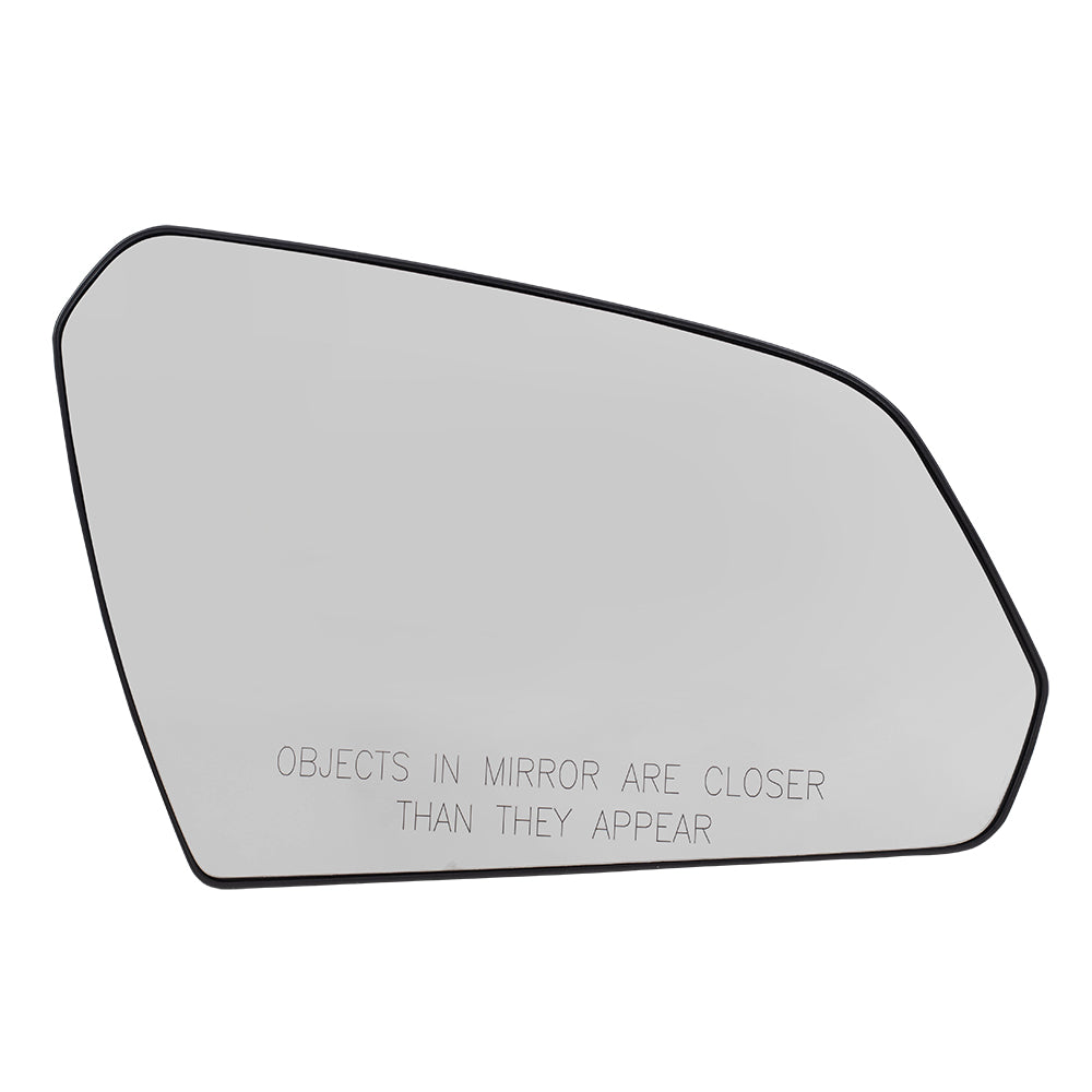 Brock Replacement Passenger Mirror Glass w/ Base Heated compatible with 15-19 Sonata