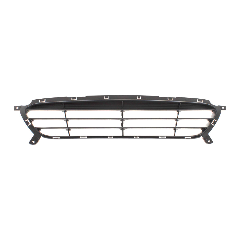 Brock Replacement Front Bumper Lower Center Grille Textured Black Molding Replacement for 12-14 Accent 865611R000 HY1036116