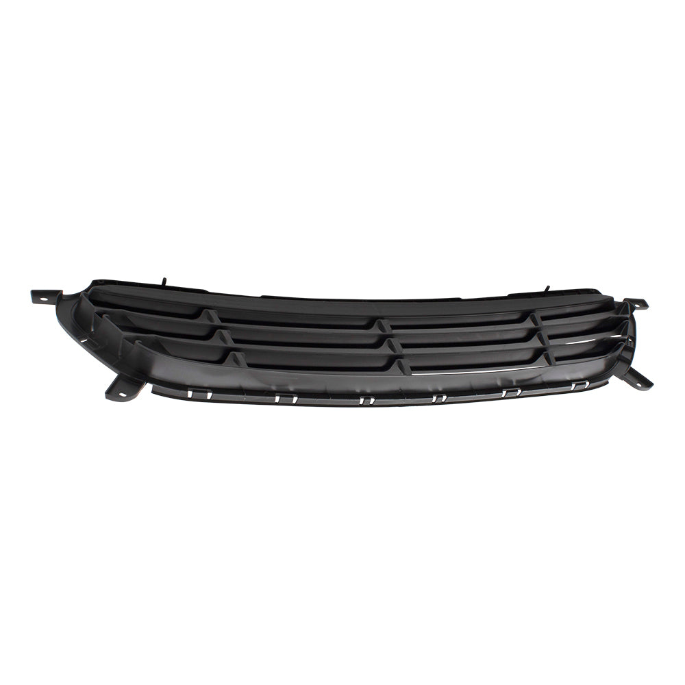 Brock Replacement Front Bumper Lower Center Grille Textured Black Molding Replacement for 12-14 Accent 865611R000 HY1036116