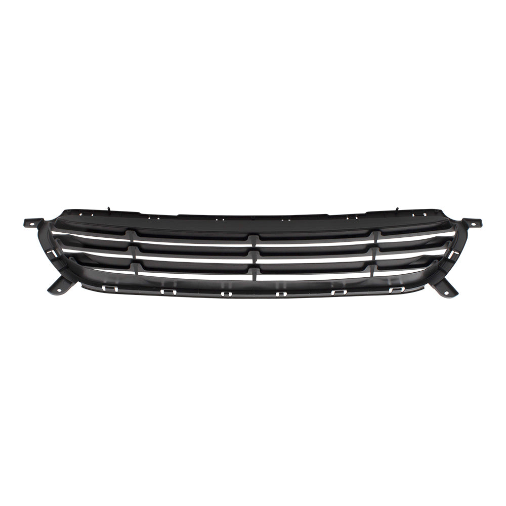 Brock Replacement Front Bumper Lower Center Grille Textured Black Molding Replacement for 12-14 Accent 865611R000 HY1036116