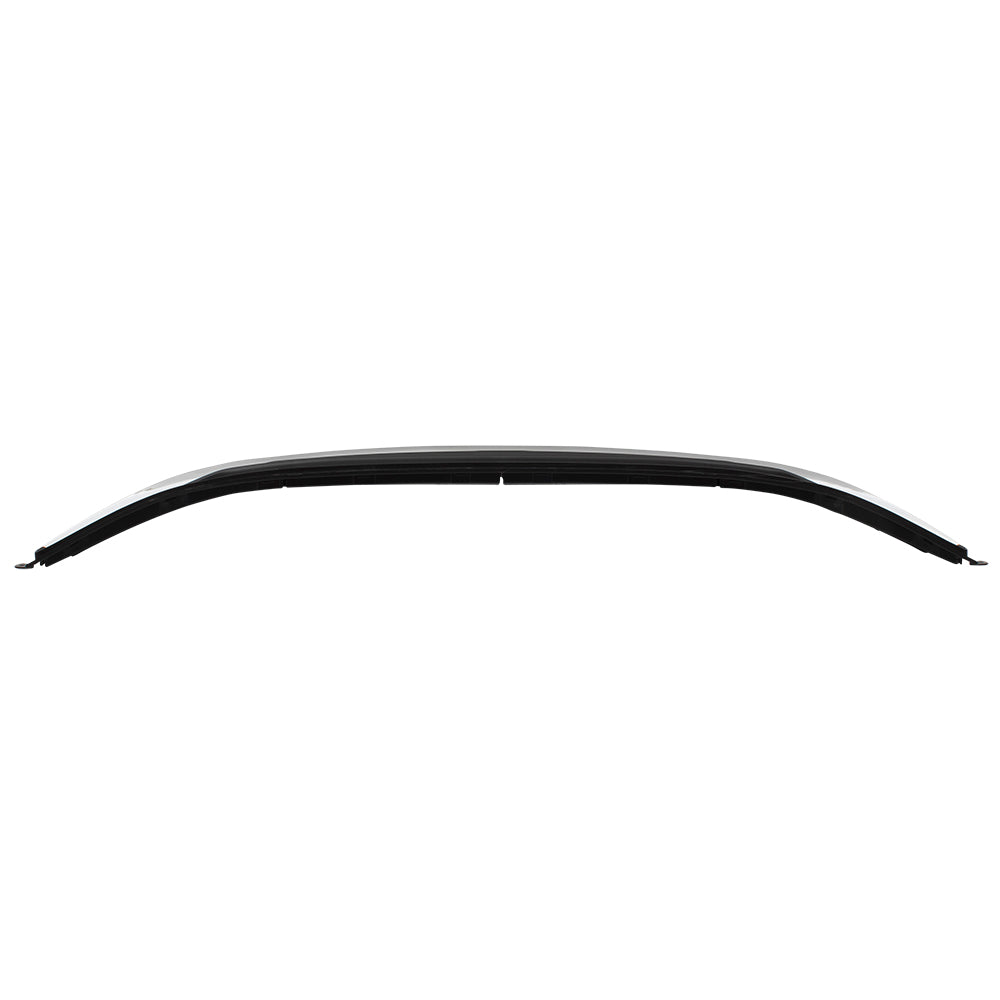 Brock Replacement Front Bumper Lower Center Grille Textured Black w/ Chrome Rim Molding Replacement for 11-13 Elantra Sedan 865603X000 HY1036115