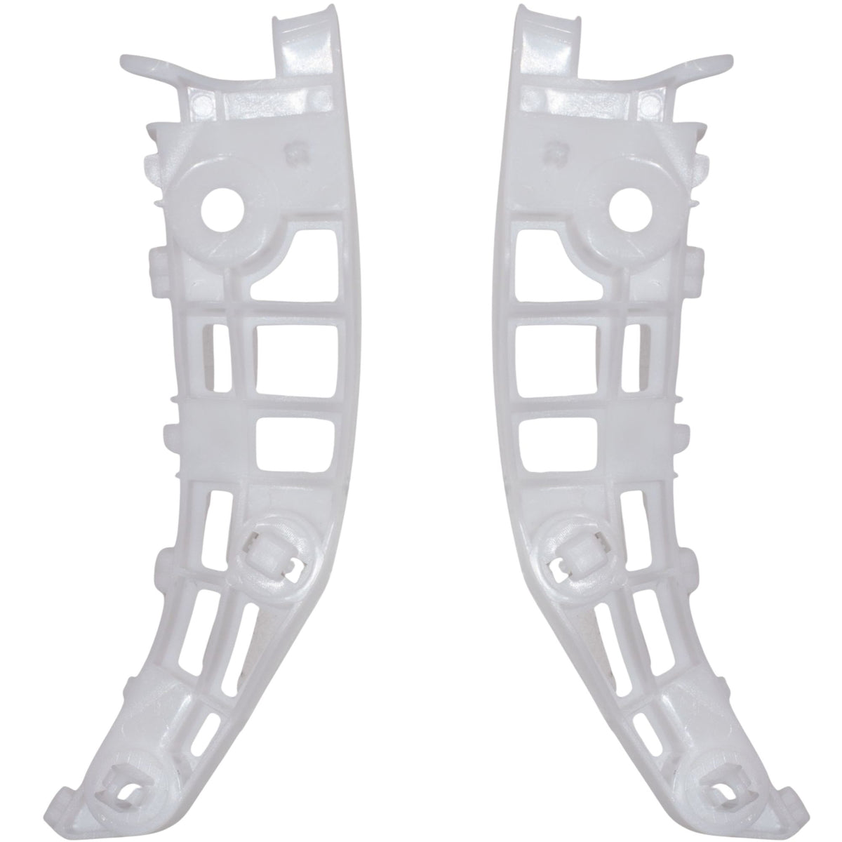 Front Upper Driver Left Passenger Right Bumper Cover Retainer Bracket Set Compatible with 2016-2018 Mitsubishi Outlander 2018-2022 Mitsubishi Outlander PHEV 6400H313 6400H314 MI1032106 MI1033106