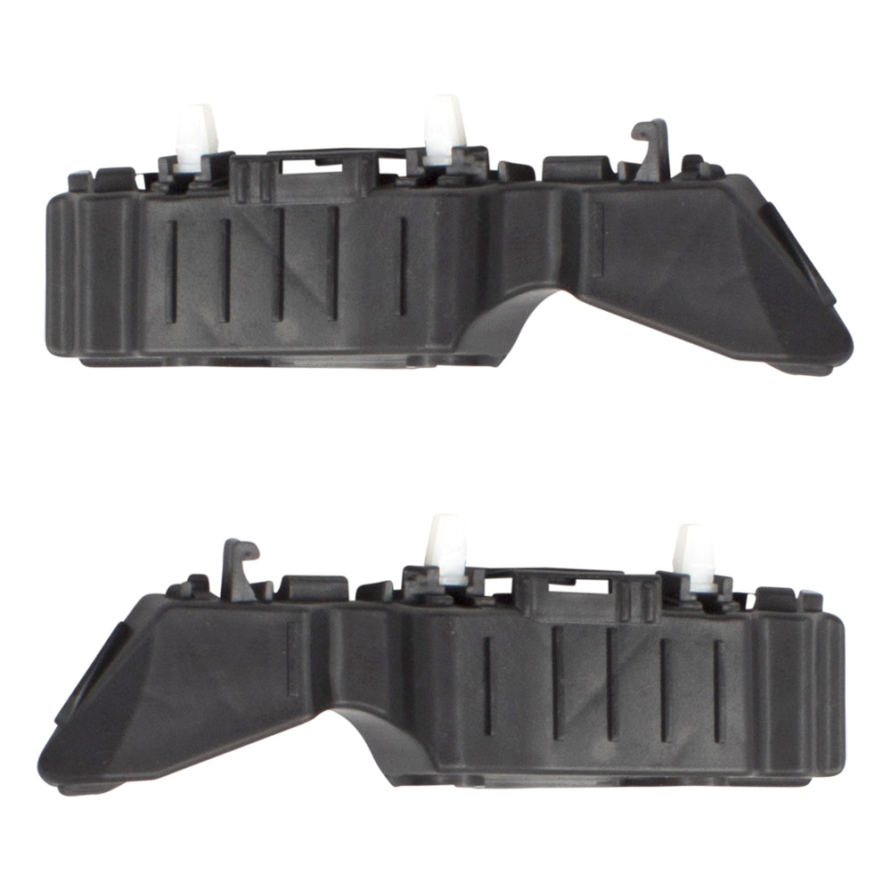 Brock Replacement Pair Set Front Bumper Side Support Brackets Retainer Covers Compatilbe with 12-17 Accent 865131R000 865141R000