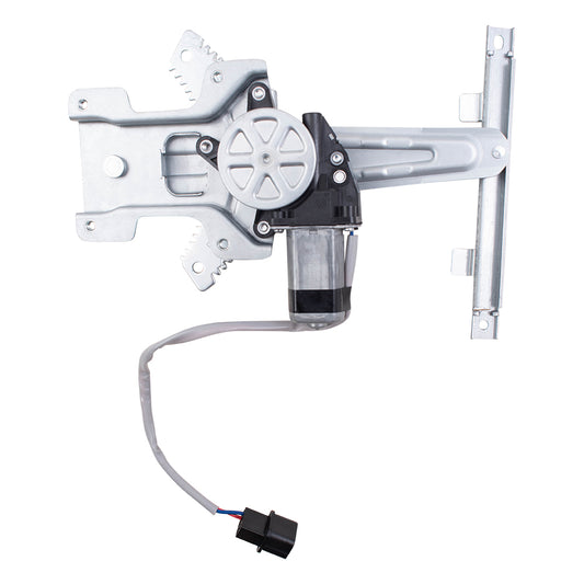 Brock Replacement Drivers Rear Power Window Lift Regulator w/ Motor Assembly Compatible with 08-11 Lancer Evolution Sportback 5743A065