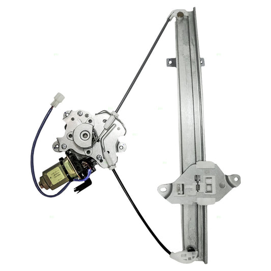Brock Replacement Drivers Rear Power Window Lift Regulator with Motor Assembly Compatible with 02-03 Lancer MR503991